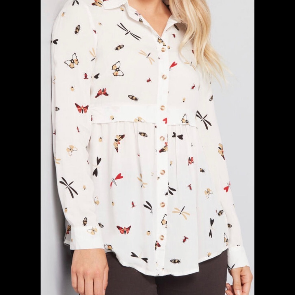 Around the Corner Long Sleeve Tunic by Modcloth